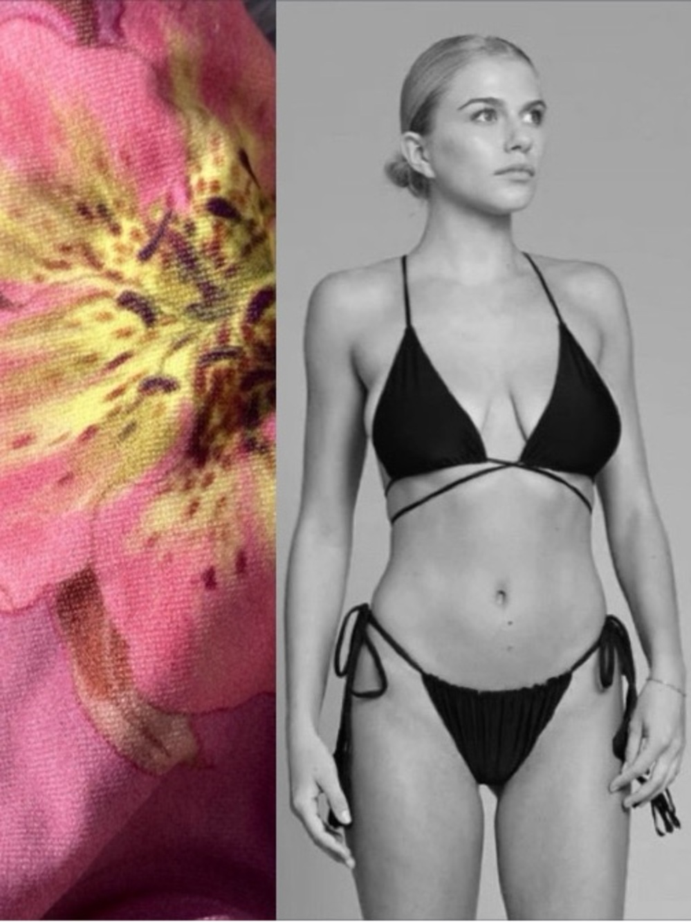 ACACIA Set - Sawvy Wrap Bikini Top & Taylor String Bottom in Isla - S/M